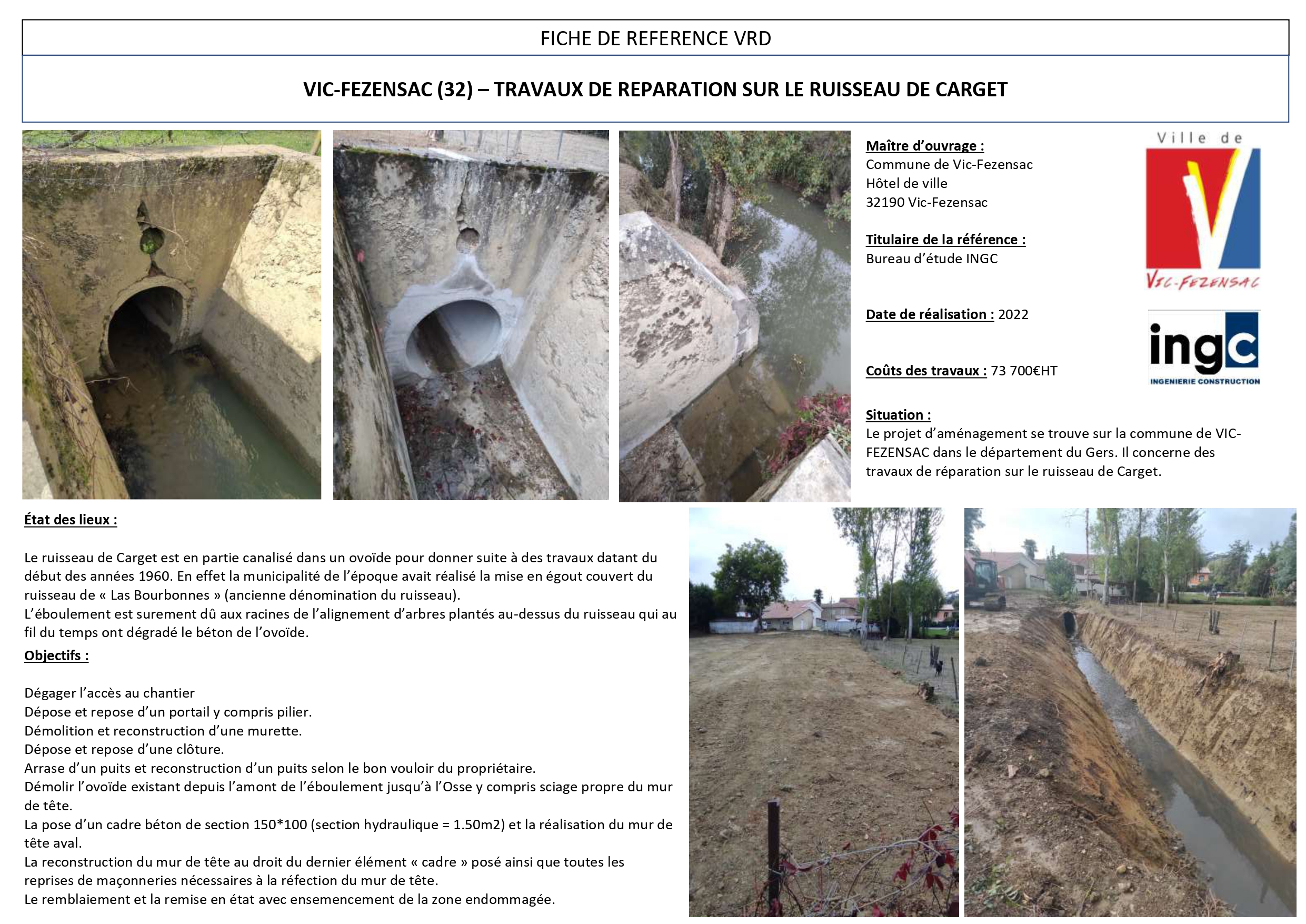 VIC-FEZENSAC (32) – Ruisseau du carget